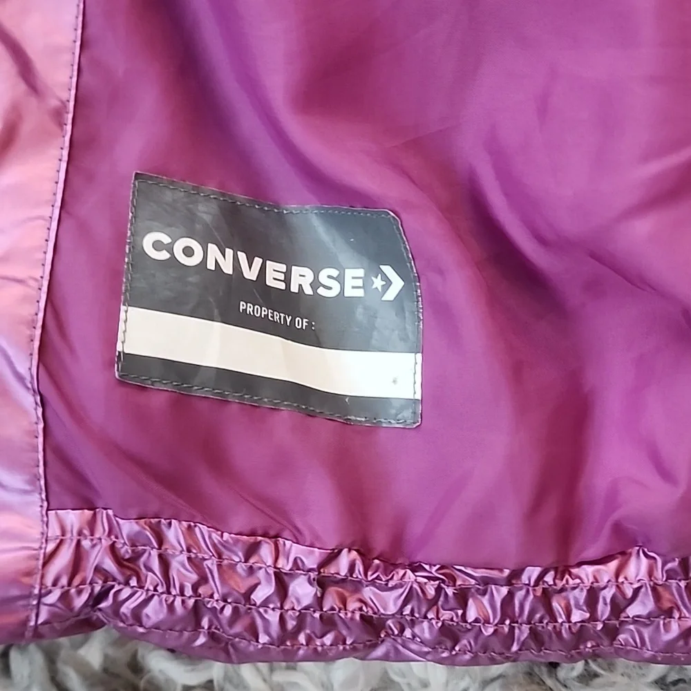Converse Full Zip Metallic Jacket